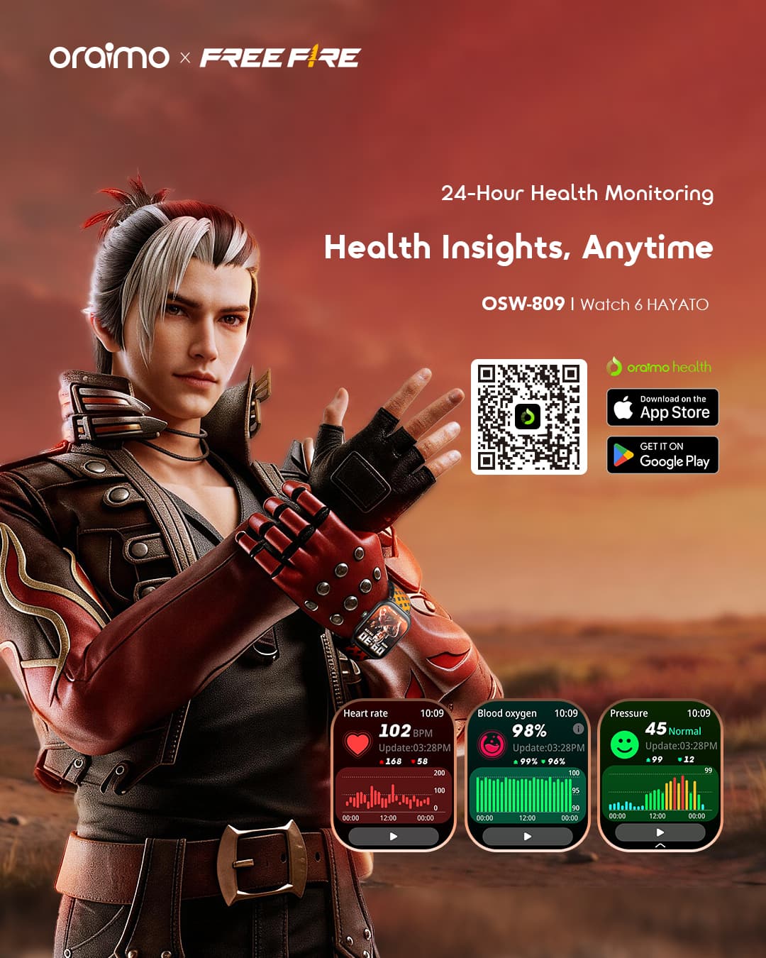 Oraimo Watch 6 Lite sports modes